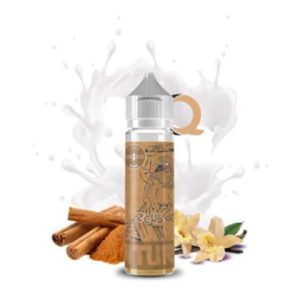 E-liquide Édition Natural by Curieux Zeus, c'est un savoureux mélange de crème de lait, vanille avec une pointe de cannelle et caramel !