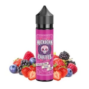 E-liquide Mexican Cartel fruits rouge cassis framboise. Un mélange délicieux avec de belles notes fraîches.