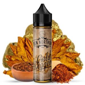 L'e-liquide Ben Northon Gold Digger est une mixture équilibrée saveur tabac doux légèrement sucrée pour une vape douce et ronde.
