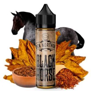 L'e-liquide Ben Northon Black Horse est une mixture équilibrée saveur tabac grillé relevé d'une belle note boisée, Vape intense et agréable.