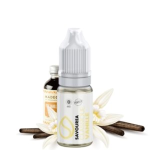 L'e-liquide Savourea Vanille est une mixture gourmande saveur crème dessert légèrement caramélisée.