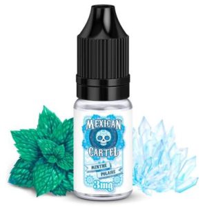 L'e-liquide Mexican Cartel Menthe Polaire. Une mixture délicieuse avec de belles notes ultraaa fraîches et mentholées.