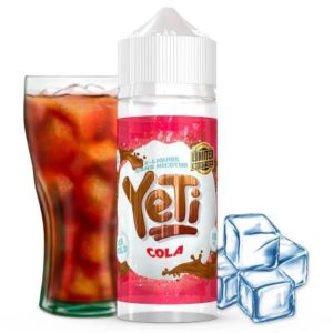 L'e-liquide Yeti Cola. Une mixture délicieuse aux saveurs de la célèbre boisson américaine, le tout relevé d'une touche de fraîcheur.