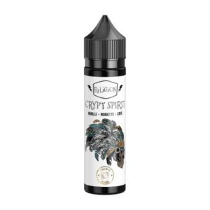 E-liquide Religion - Crypt Spirit 50ml : Profitez d'une pause gourmande en savourant un délicieux jus saveur vanille, noisette et café. Made in France.