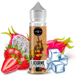 E-liquide Astrale Licorne by Curieux – Fraise Fruit du dragon 50ml