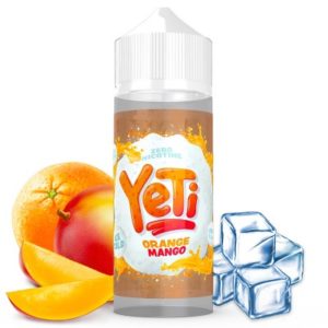 L'e-liquide Yeti Orange Mango. Une mixture délicieuse saveur orange et mangue, le tout relevé d'une touche de fraîcheur. 100ml