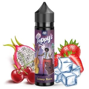 E-liquide Maison Fuel Poppy’s Lenny Rock est un jus saveur fruit du dragon, fraise et cerise sucrées avec une belle note fraîche. 50ml