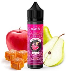 E-liquide Al-Kimiya - Love Philter, un elixir gourmand saveur pomme d’amour, poire et caramel. Livraison dans toute la Suisse.