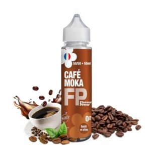 E-liquide Flavour Power - Café Moka : Profitez d'une pause gourmande en savourant un délicieux jus saveur café & noisette. Made in France.