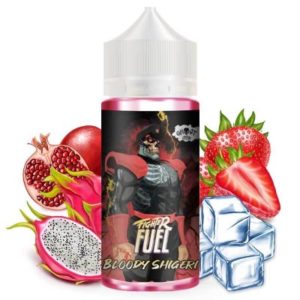 E-liquide Fighter Fuel Bloody Shigeri, savoureuse association de fruits rouges et fruit du dragon avec une belle note fraîche.